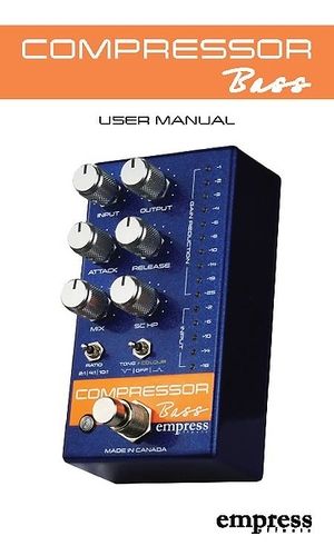 EMPRESS BASS COMPRESSOR BLUE