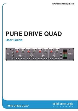 SSL - PUREDRIVE QUAD - Préampli micro analogique PureDrive en vente chez  Global Audio Store - Preampli Micro