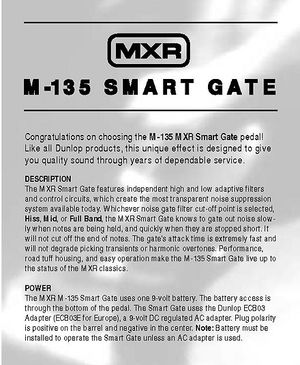 MXR Smart Gate M-135 – Thomann UK