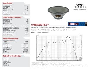 Eminence Private Jack B 16 Ohm « Enceinte guitare