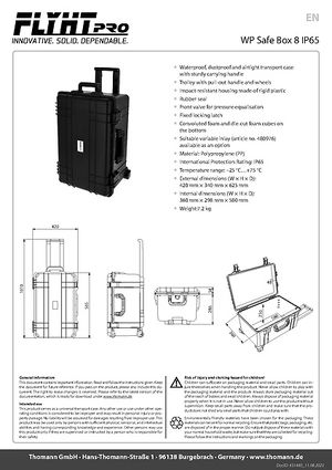 Flyht Pro Flex Inlay WP Safe Box 10 – Thomann Norway