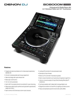 Denon DJ SC6000M PRIME favorable buying at our shop