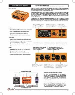 Radial Engineering EXTC-Stereo – Thomann UK