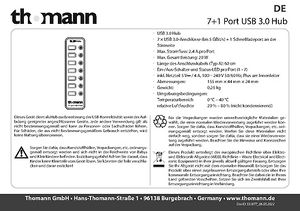 Swissonic USB Hub 1916 – Thomann Luxembourg