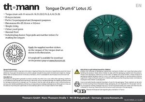 Thomann Tongue Drum 13 Lotus G