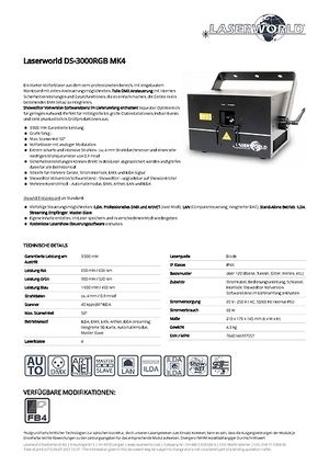 Laserworld DS-3000RGB MK4