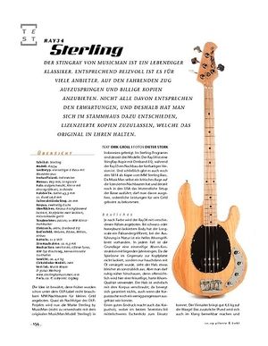 Gitarre & Bass Sterling Ray34, E-Bass Gitarre & Bass Sterling Ray34, E-Bass