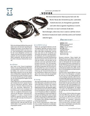 Gitarre & Bass Vovox sonorus protect A, Instrumenten-Kabel Gitarre & Bass Vovox sonorus protect A, Instrumenten-Kabel