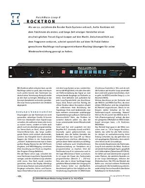 Gitarre & Bass Rocktron PatchMate-Loop-8, NF-Signal-Looper Gitarre & Bass Rocktron PatchMate-Loop-8, NF-Signal-Looper