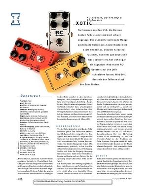 Gitarre & Bass Xotic AC-Booster, RC-Booster, BB-Preamp, FX-Pedals Gitarre & Bass Xotic AC-Booster, RC-Booster, BB-Preamp, FX-Pedals