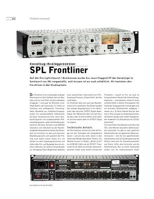 Sound & Recording SPL Frontliner Sound & Recording SPL Frontliner