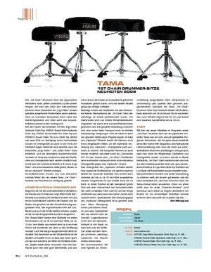 Sticks Tama 1st Chair Hydraulic Drummer-Sitze Sticks Tama 1st Chair Hydraulic Drummer-Sitze