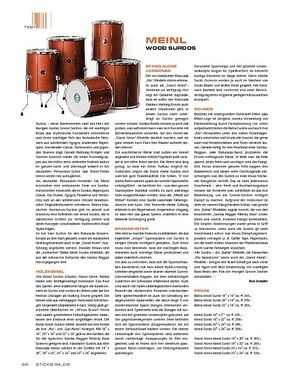 Sticks Meinl Wood Surdos Sticks Meinl Wood Surdos