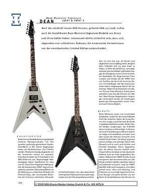 Gitarre & Bass Dean Dave Mustaine Signature VMNT & VMNT X, E-Gitarren Gitarre & Bass Dean Dave Mustaine Signature VMNT & VMNT X, E-Gitarren