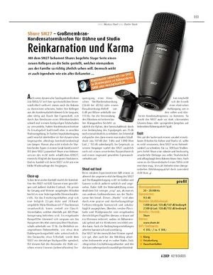 Keyboards Shure SM27 - Großmembran-Kondensatormikrofon für Bühne und Studio Keyboards Shure SM27 - Großmembran-Kondensatormikrofon für Bühne und Studio