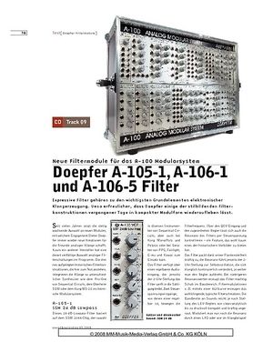 Sound & Recording Doepfer A-105-1, A-106-1 und A-106-05 Filter Sound & Recording Doepfer A-105-1, A-106-1 und A-106-05 Filter