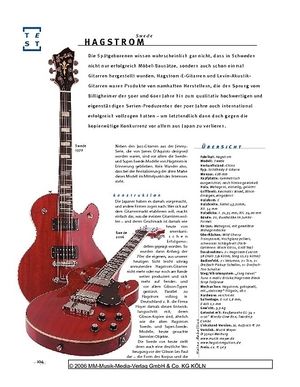 Gitarre & Bass Hagstrom Swede, E-Gitarre Gitarre & Bass Hagstrom Swede, E-Gitarre