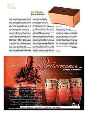 Sticks Meinl Bongo Cajon Sticks Meinl Bongo Cajon