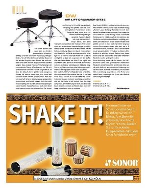 Sticks DW Air Lift Drummer-Sitze Sticks DW Air Lift Drummer-Sitze