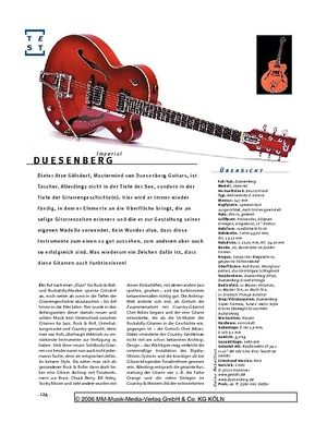 Gitarre & Bass Duesenberg Imperial, Archtop-E-Gitarre Gitarre & Bass Duesenberg Imperial, Archtop-E-Gitarre
