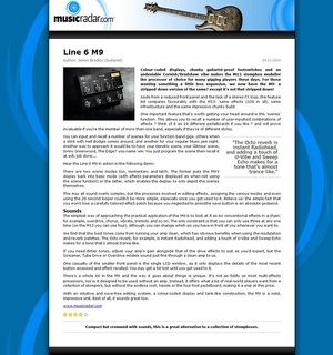 Line6 M9 Stomp Box – Thomann France