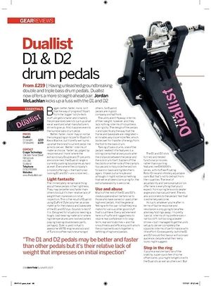 Rhythm Duallist D1 and D2 drum pedals Rhythm Duallist D1 and D2 drum pedals