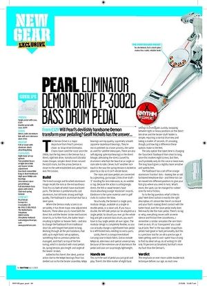 Rhythm PEARLELIMINATOR DEMONDRIVEP3002D BASSDRUMPEDA Rhythm PEARLELIMINATOR DEMONDRIVEP3002D BASSDRUMPEDA