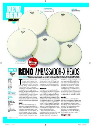 Rhythm Remo Ambassador X Heads Rhythm Remo Ambassador X Heads
