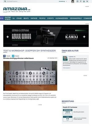 Amazona.de Test: Doepfer DIY Synthesizer Amazona.de Test: Doepfer DIY Synthesizer