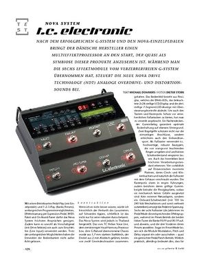 Gitarre & Bass t.c.electronic Nova System Gitarre & Bass t.c.electronic Nova System
