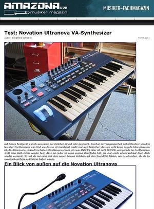 Amazona.de Novation Ultranova Synthesizer Amazona.de Novation Ultranova Synthesizer