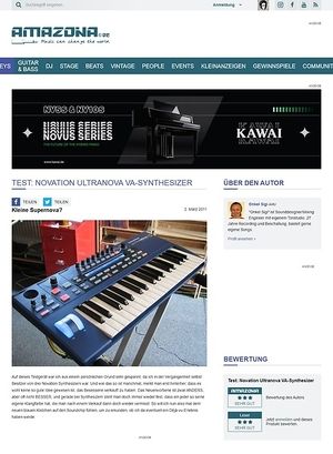 Amazona.de Novation Ultranova Synthesizer Amazona.de Novation Ultranova Synthesizer