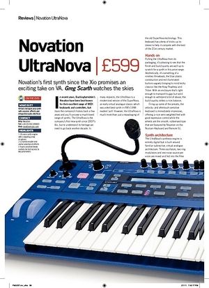 Future Music Novation UltraNova Future Music Novation UltraNova