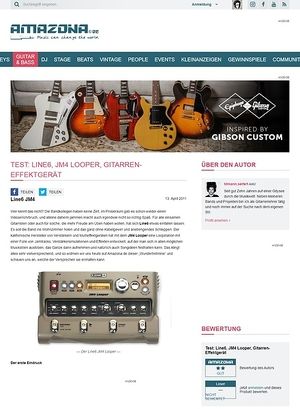 Amazona.de Test: Line6, JM4 Looper, Gitarren-Effektgerät Amazona.de Test: Line6, JM4 Looper, Gitarren-Effektgerät