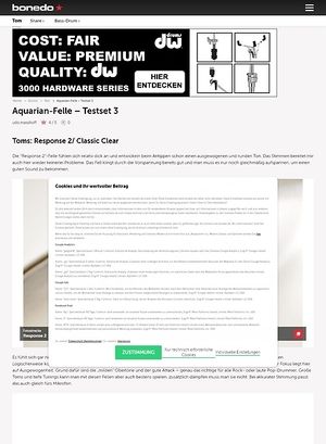 Bonedo.de Aquarian-Felle Testset 3 Bonedo.de Aquarian-Felle Testset 3