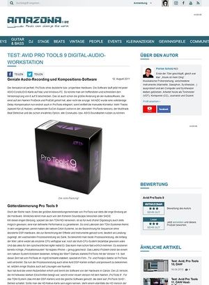 Amazona.de Special: Avid Pro Tools 9 / HD /LE Amazona.de Special: Avid Pro Tools 9 / HD /LE