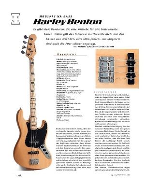 Gitarre & Bass Harley Benton HBB1975 NA Bass Gitarre & Bass Harley Benton HBB1975 NA Bass