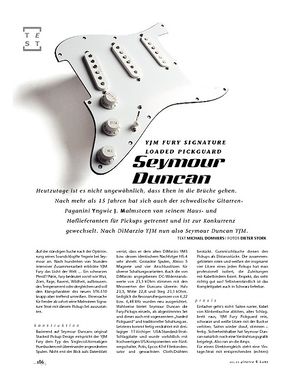 Gitarre & Bass Seymour Duncan YJM Fury Signature Loaded Pickguard Gitarre & Bass Seymour Duncan YJM Fury Signature Loaded Pickguard