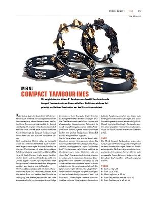 Sticks Meinl Compact Tambourines Sticks Meinl Compact Tambourines