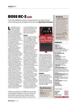 Guitarist Boss RC-3 Guitarist Boss RC-3