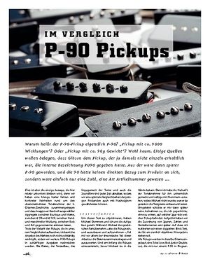 Gitarre & Bass P-90-Vergleich Gitarre & Bass P-90-Vergleich