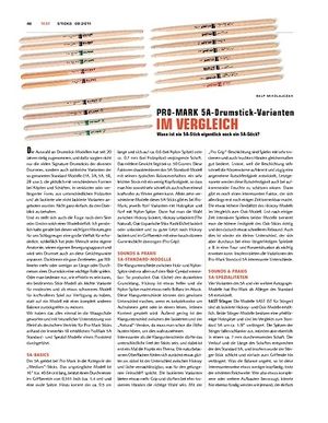 Sticks Pro-Mark 5A Sticks im Vergleich Sticks Pro-Mark 5A Sticks im Vergleich