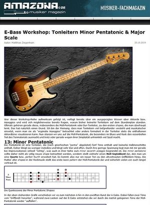 Amazona.de Workshop: Fretboard Harmony for Bass Guitar IV Amazona.de Workshop: Fretboard Harmony for Bass Guitar IV