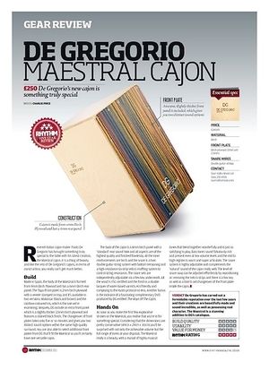 Rhythm DE GREGORIO MAESTRAL CAJON Rhythm DE GREGORIO MAESTRAL CAJON