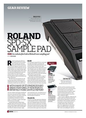 Rhythm ROLAND SPD SX SAMPLE PAD Rhythm ROLAND SPD SX SAMPLE PAD