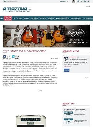 Amazona.de Test: Ibanez, TSA15, Gitarrencombo Amazona.de Test: Ibanez, TSA15, Gitarrencombo