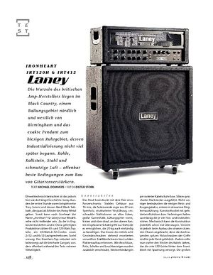 Gitarre & Bass Laney Ironheart IRT120H & IRT412, Gitarren-Stack Gitarre & Bass Laney Ironheart IRT120H & IRT412, Gitarren-Stack