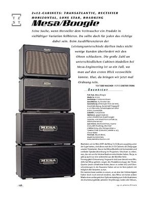 Gitarre & Bass Mesa/Boogie 2×12-Cabinets: Transatlantic, Rectifier Horizontal, Lone Star, Roadking Gitarre & Bass Mesa/Boogie 2×12-Cabinets: Transatlantic, Rectifier Horizontal, Lone Star, Roadking