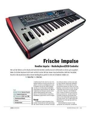 Keyboards Novation Impulse Masterkeyboard/USB-Controller Keyboards Novation Impulse Masterkeyboard/USB-Controller