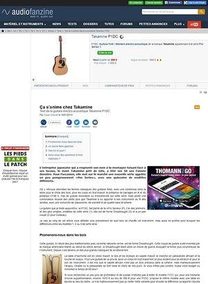 Audiofanzine.com Takamine P1DC Audiofanzine.com Takamine P1DC